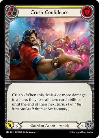 Crush Confidence (Yellow) [MPG065] (Mastery Pack Guardian)
