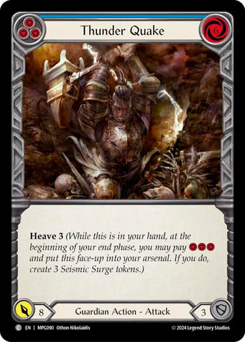 Thunder Quake (Blue) [MPG090] (Mastery Pack Guardian)