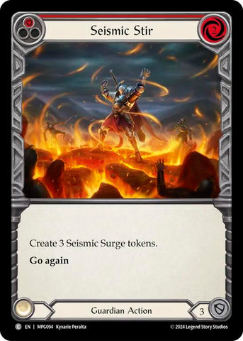 Seismic Stir (Red) [MPG094] (Mastery Pack Guardian)
