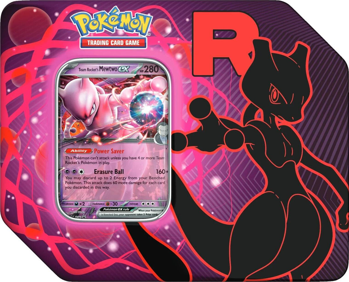 Team Rocket Tin (Team Rocket's Mewtwo ex)