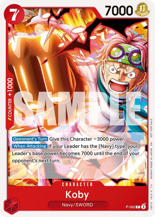 Koby (OP12 Release Event) [One Piece Promotion Cards]