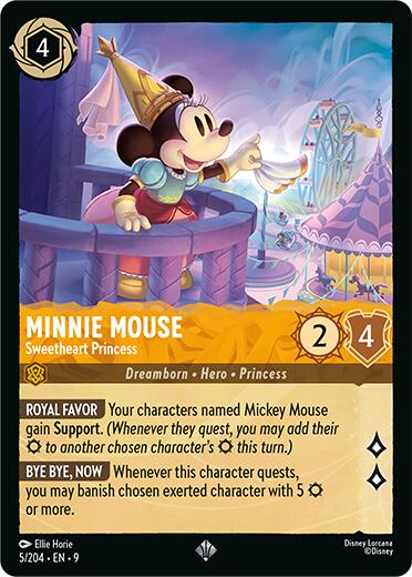 Minnie Mouse - Sweetheart Princess (5/204) [Fabled]