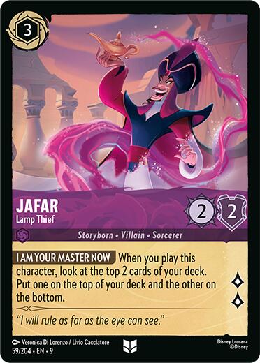 Jafar - Lamp Thief (59/204) [Fabled]