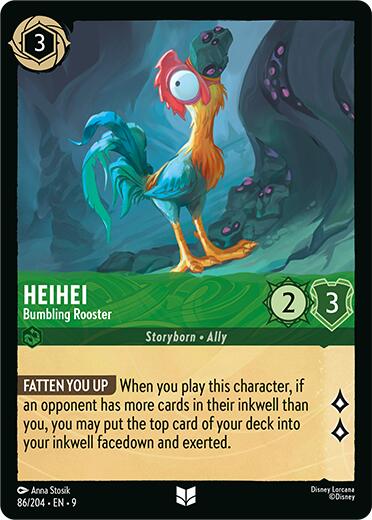 Heihei - Bumbling Rooster (86/204) [Fabled]