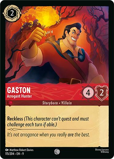 Gaston - Arrogant Hunter (115/204) [Fabled]