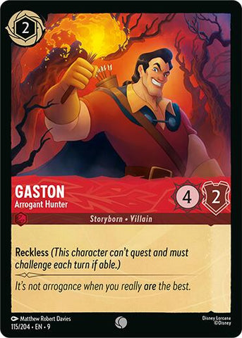 Gaston - Arrogant Hunter (115/204) [Fabled]