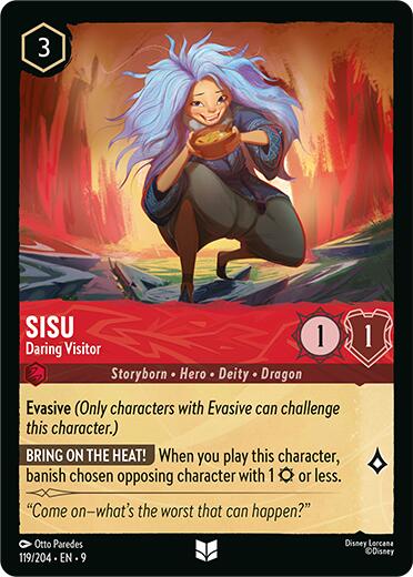 Sisu - Daring Visitor (119/204) [Fabled]