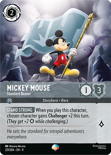 Mickey Mouse - Standard Bearer (Epic) (221/204) [Fabled]