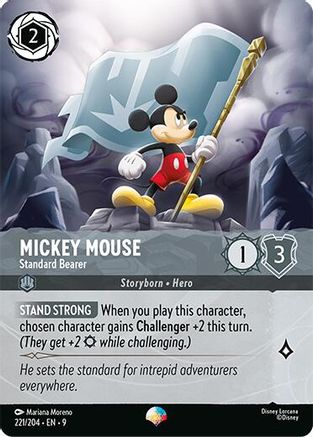 Mickey Mouse - Standard Bearer (Epic) (221/204) [Fabled]