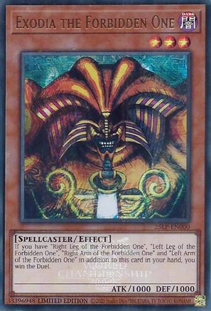 Exodia the Forbidden One [25LP-EN000] Ultra Rare