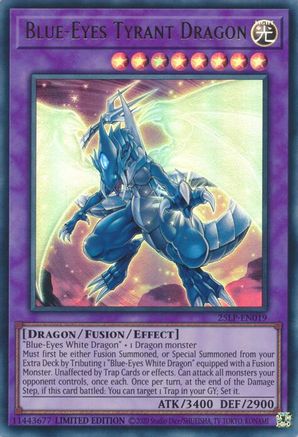 Blue-Eyes Tyrant Dragon [25LP-EN019] Ultra Rare
