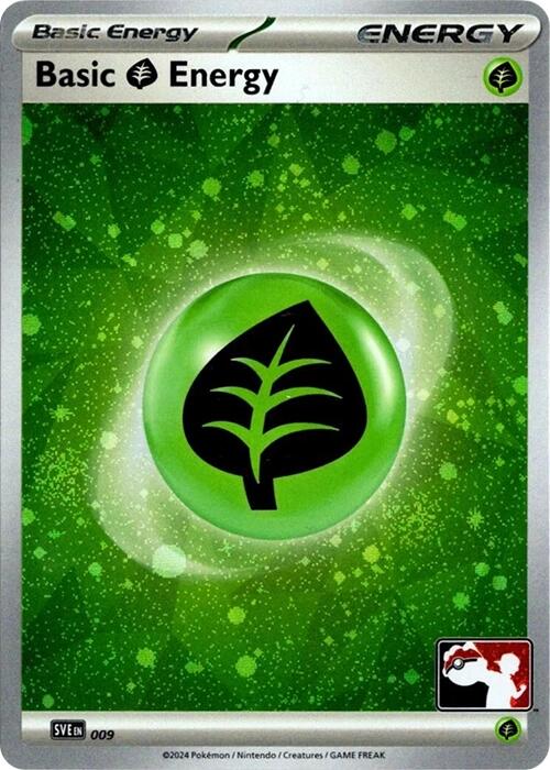 Basic Grass Energy (009) (Cosmos Holo) [Prize Pack Series Seven]