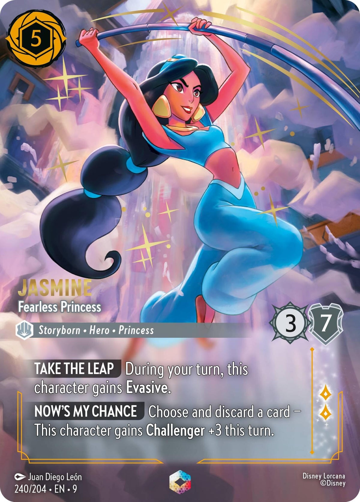 Jasmine - Fearless Princess (Enchanted) (240/204) [Fabled]