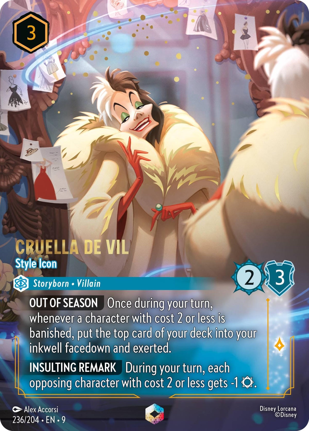 Cruella De Vil - Style Icon (Enchanted) (236/204) [Fabled]