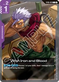 With Iron and Blood (ST05-013) [Starter Deck 05: Iron Bloom]