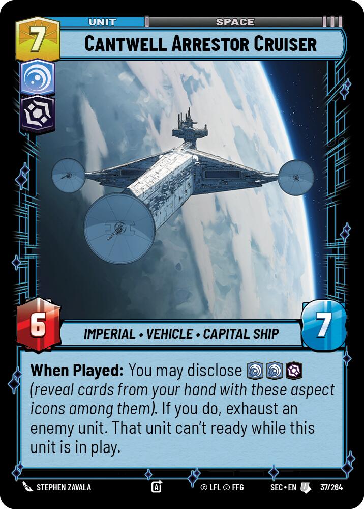 Cantwell Arrestor Cruiser (37/264) (37/264) [Secrets of Power]