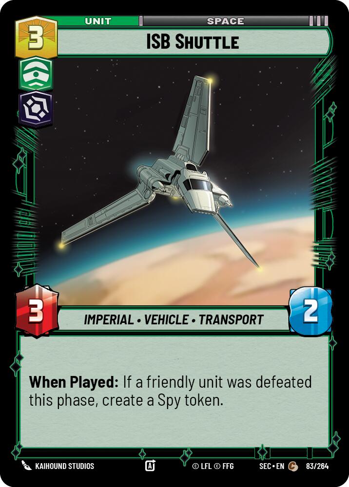 ISB Shuttle (83/264) (83/264) [Secrets of Power]