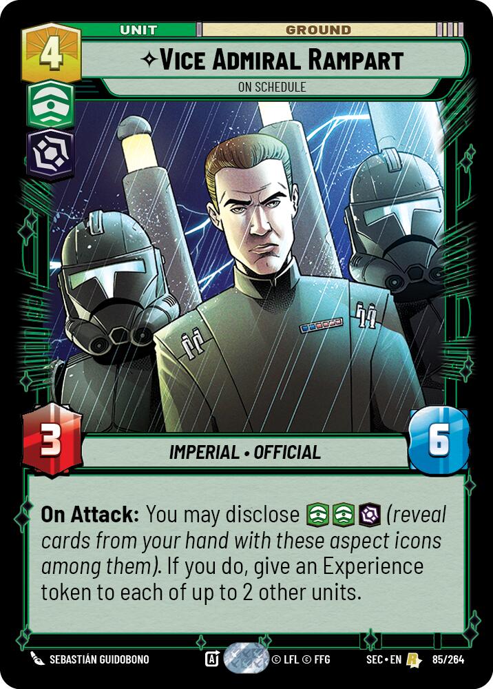Vice Admiral Rampart - On Schedule (85/264) (85/264) [Secrets of Power]