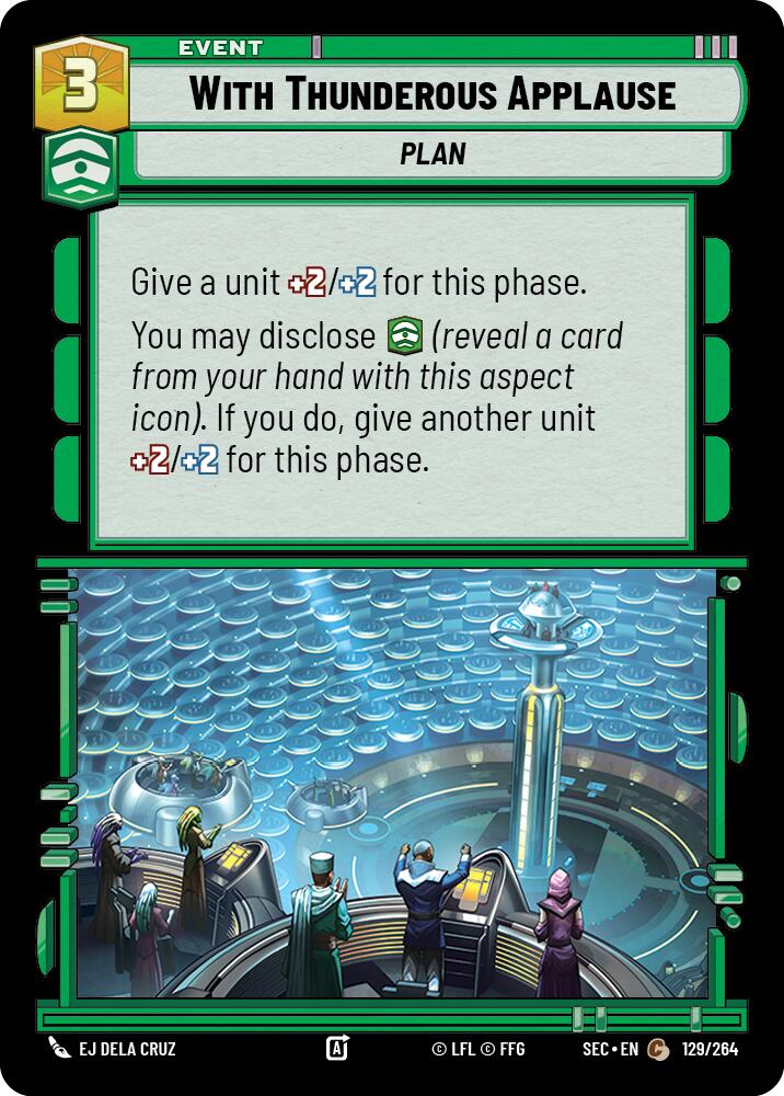 With Thunderous Applause (129/264) (129/264) [Secrets of Power]