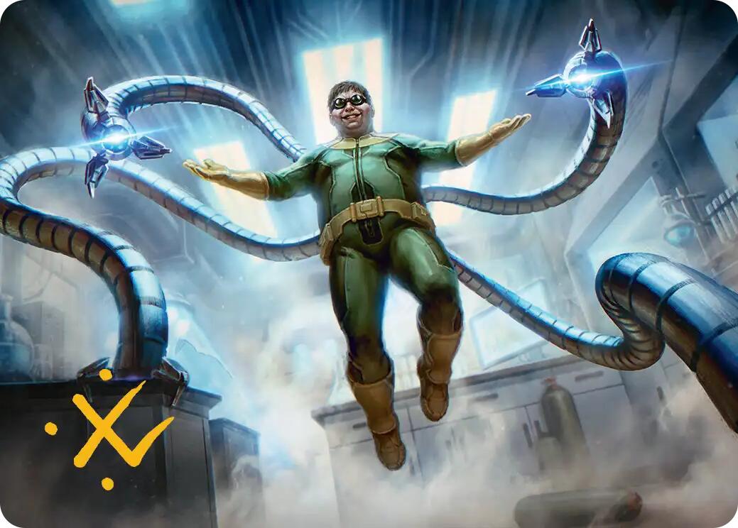 Doctor Octopus, Master Planner Art Card (25/54) (Gold-Stamped Signature) [Marvel's Spider-Man Art Series]