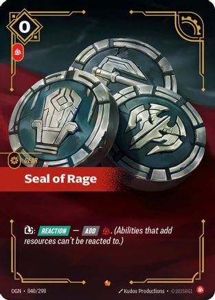Seal of Rage (040/298) [Origins]