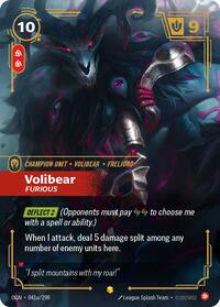 Volibear - Furious (Alternate Art) (041a/298) [Origins]
