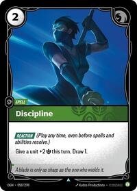 Discipline (058/298) [Origins]