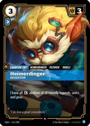 Heimerdinger - Inventor (111/298) [Origins]