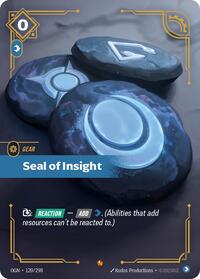 Seal of Insight (120/298) [Origins]