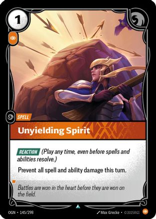 Unyielding Spirit (145/298) [Origins]