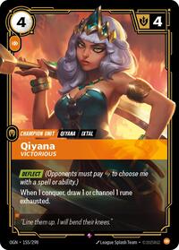 Qiyana - Victorious (155/298) [Origins]