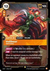 Volibear - Imposing (Alternate Art) (158a/298) [Origins]