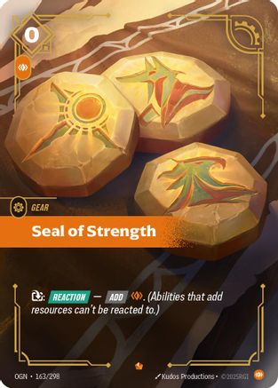 Seal of Strength (163/298) - Origins