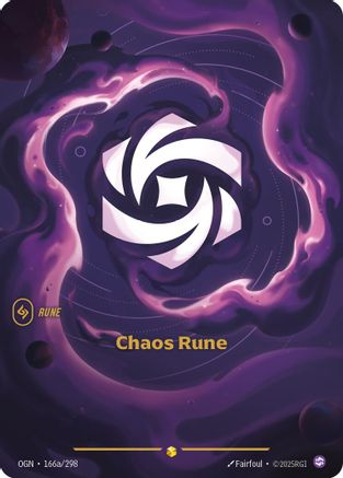 Chaos Rune (Alternate Art) (166a/298) [Origins]