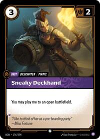 Sneaky Deckhand (176/298) [Origins]