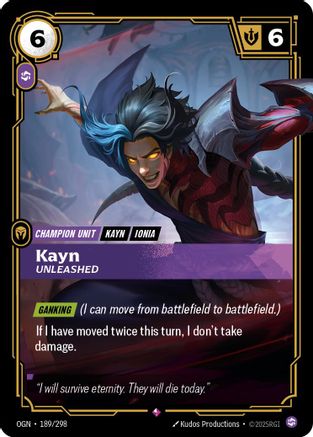 Kayn - Unleashed (189/298) - Origins
