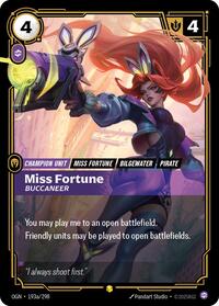 Miss Fortune - Buccaneer (Alternate Art) (193a/298) [Origins]