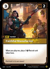 Faithful Manufactor (211/298) [Origins]