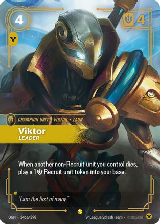 Viktor - Leader (Alternate Art) (246a/298) [Origins]
