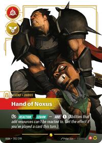 Darius - Hand of Noxus (Overnumbered) (302/298) [Origins]