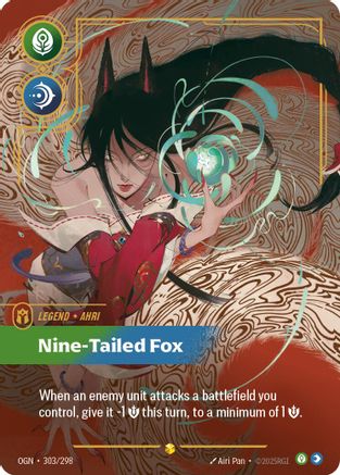 Ahri - Nine-Tailed Fox (Overnumbered) (303/298) - Origins