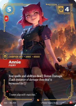 Annie - Fiery (001/024) [Origins Proving Grounds]