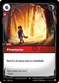 Firestorm (002/024) [Origins: Proving Grounds]