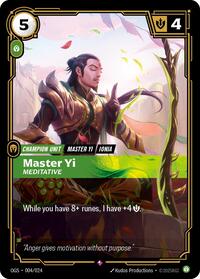 Master Yi - Meditative (004/024) [Origins: Proving Grounds]