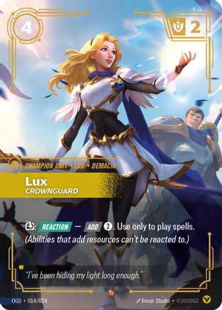 Lux - Crownguard (014/024) [Origins Proving Grounds]