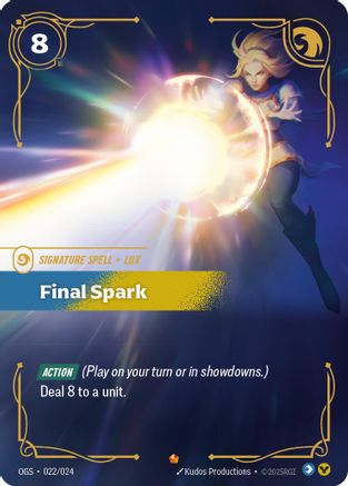Final Spark (022/024) [Origins Proving Grounds]