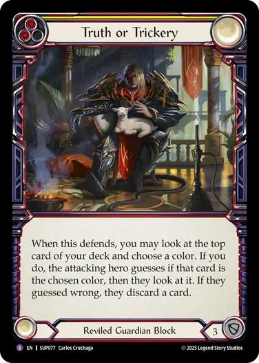Truth or Trickery [SUP077] (Super Slam)  Rainbow Foil