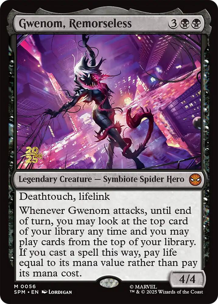Gwenom, Remorseless [Marvel's Spider-Man Prerelease Promos]