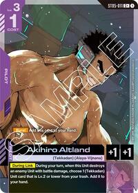 Akihiro Altland (C+) (ST05-011) [Starter Deck 05: Iron Bloom]