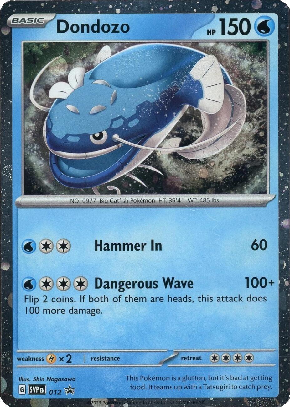 Dondozo (012) (Cosmos Holo) [Scarlet & Violet: Black Star Promos]